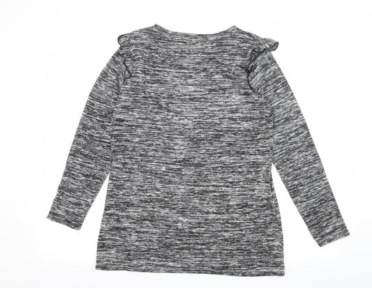 Papaya Womens Grey Knit Pullover Jumper Size 10 - Tres Bon