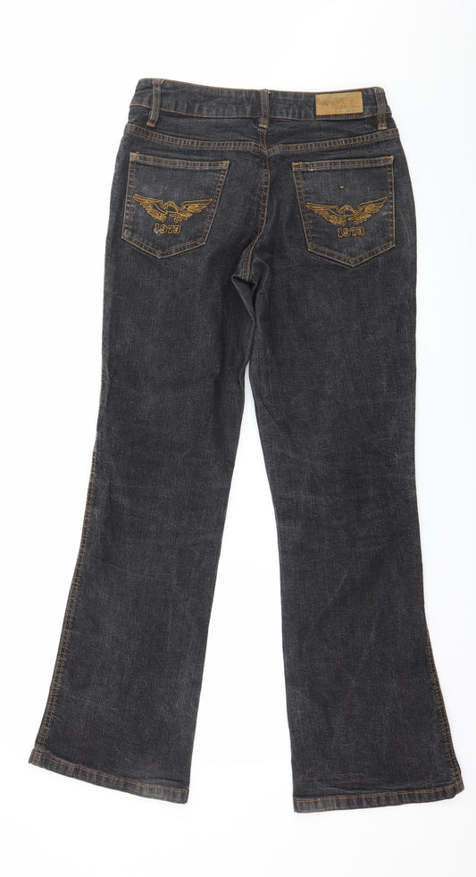 AriZona Womens Grey Denim Skinny Jeans Size 28 in L30 in