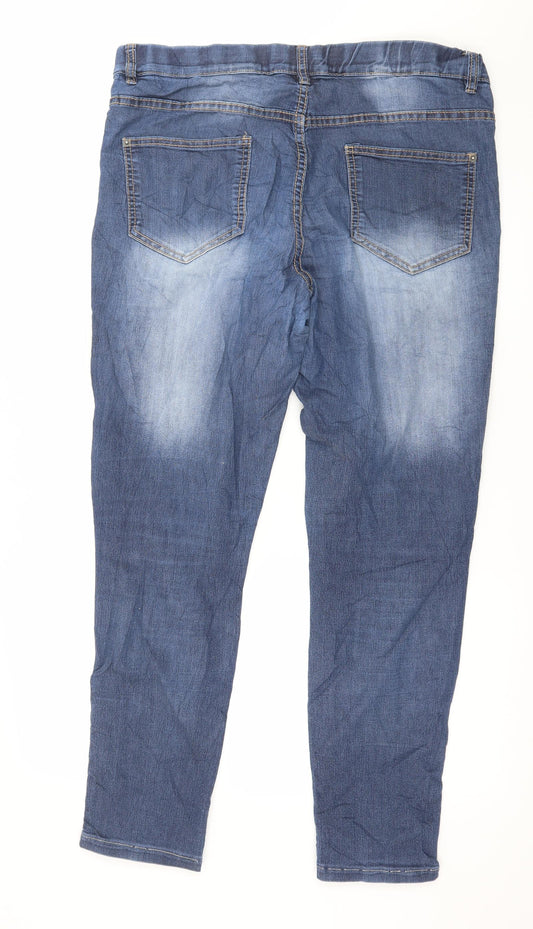 KoppAhl Womens Blue Denim Skinny Jeans Size 36 in L29 in