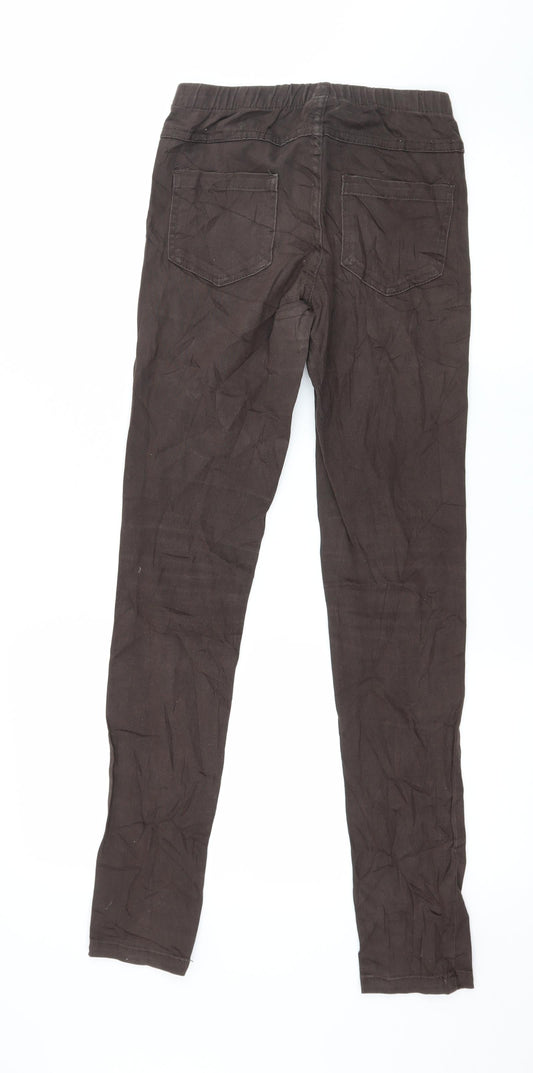 Pieces Womens Brown Denim Jegging Jeans Size S L29 in