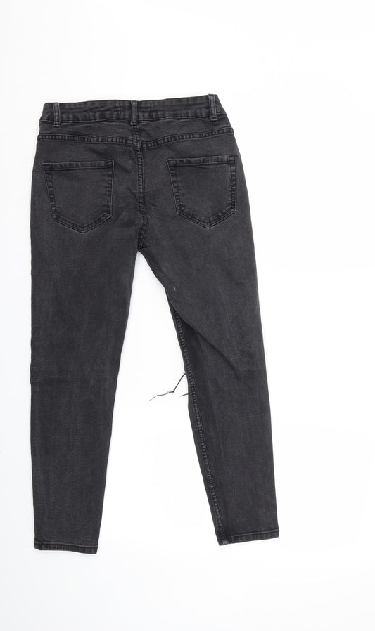 New Look Womens Black Denim Skinny Jeans Size 10 L23 in