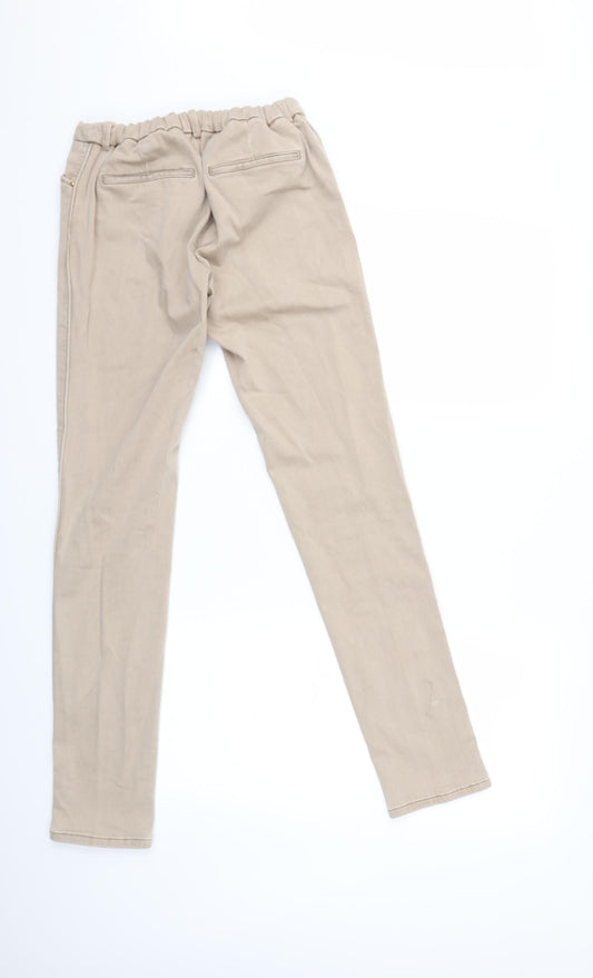 Preworn Womens Beige Denim Skinny Jeans Size 28 in L30 in