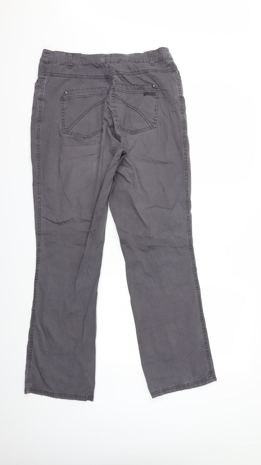 Preworn Womens Grey Trousers Size 32 in L31 in