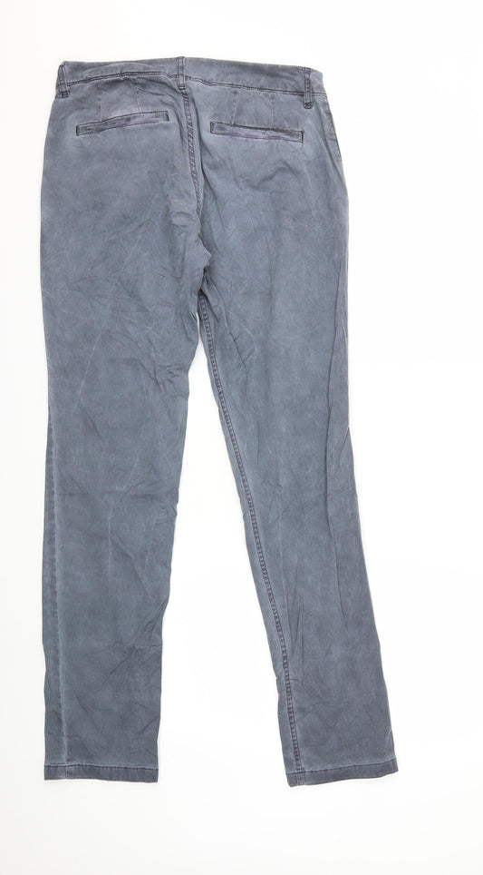 up fashion Womens Grey Denim Trousers Size 12 L31 in