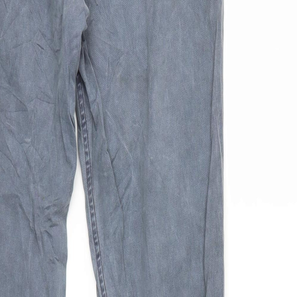 up fashion Womens Grey Denim Trousers Size 12 L31 in
