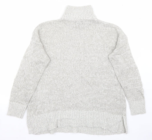 Newlook Womens Grey Pullover Jumper Size M