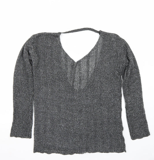 H&M Womens Grey Pullover Jumper Size S