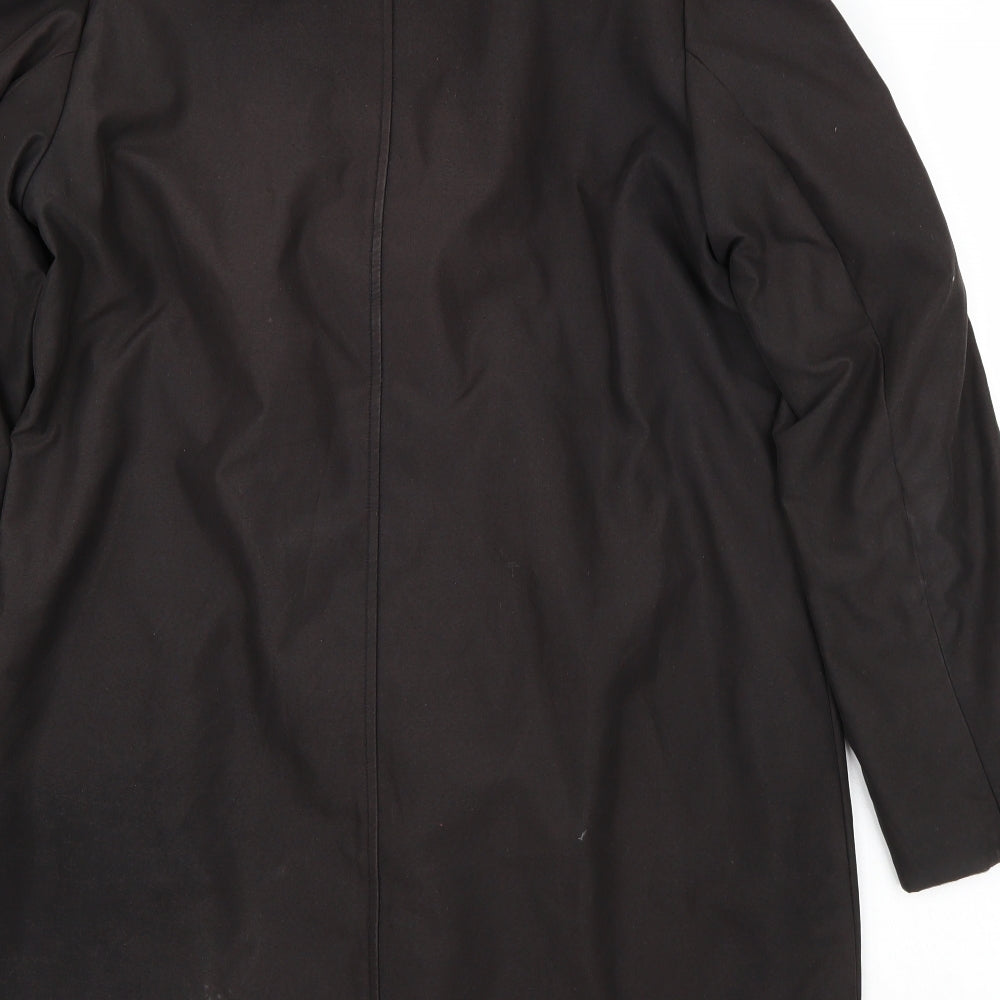 Brand and care label for Rosetti women’s black jacket coat, size UK 12