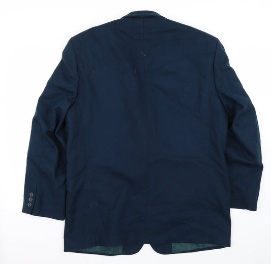 BHS Mens Blue Jacket Suit Jacket Size 42