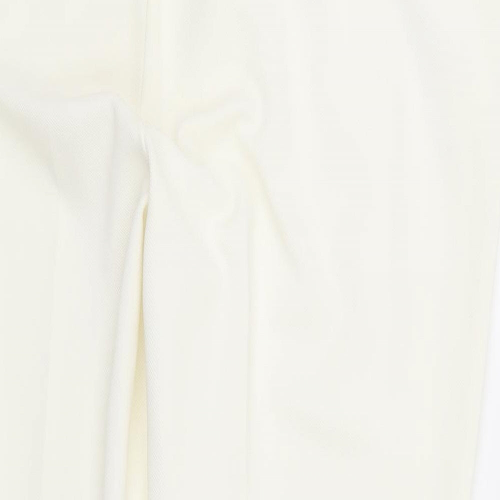 Dorothy Perkins Womens White Sweatpants Trousers Size 16