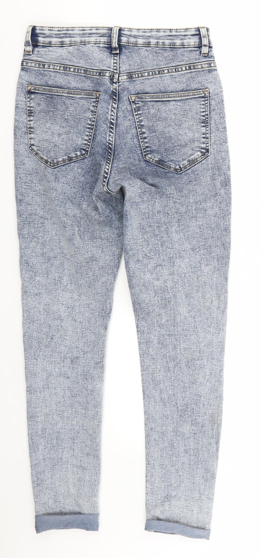 H&M Womens Blue Denim Skinny Jeans Size 8