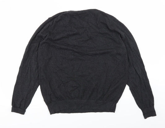 Racing Green Mens Grey Pullover Sweatshirt Size L