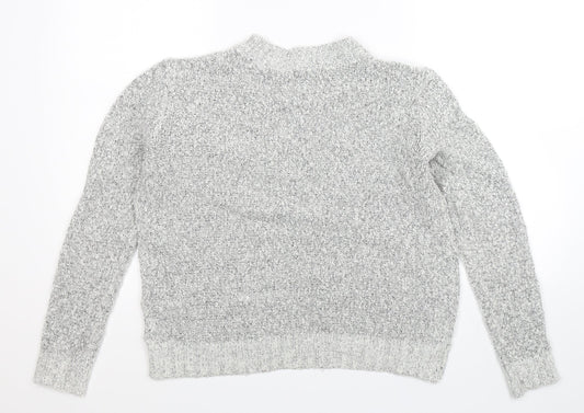 Divided Womens Grey Knit Pullover Jumper Size S