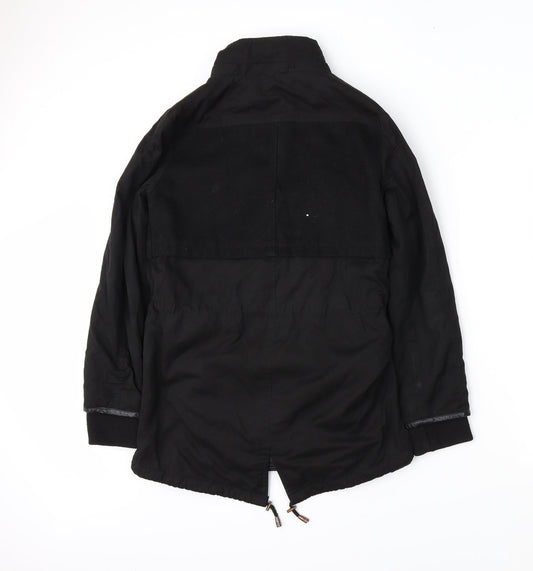 tiffosi Womens Black Parka Coat Size XS
