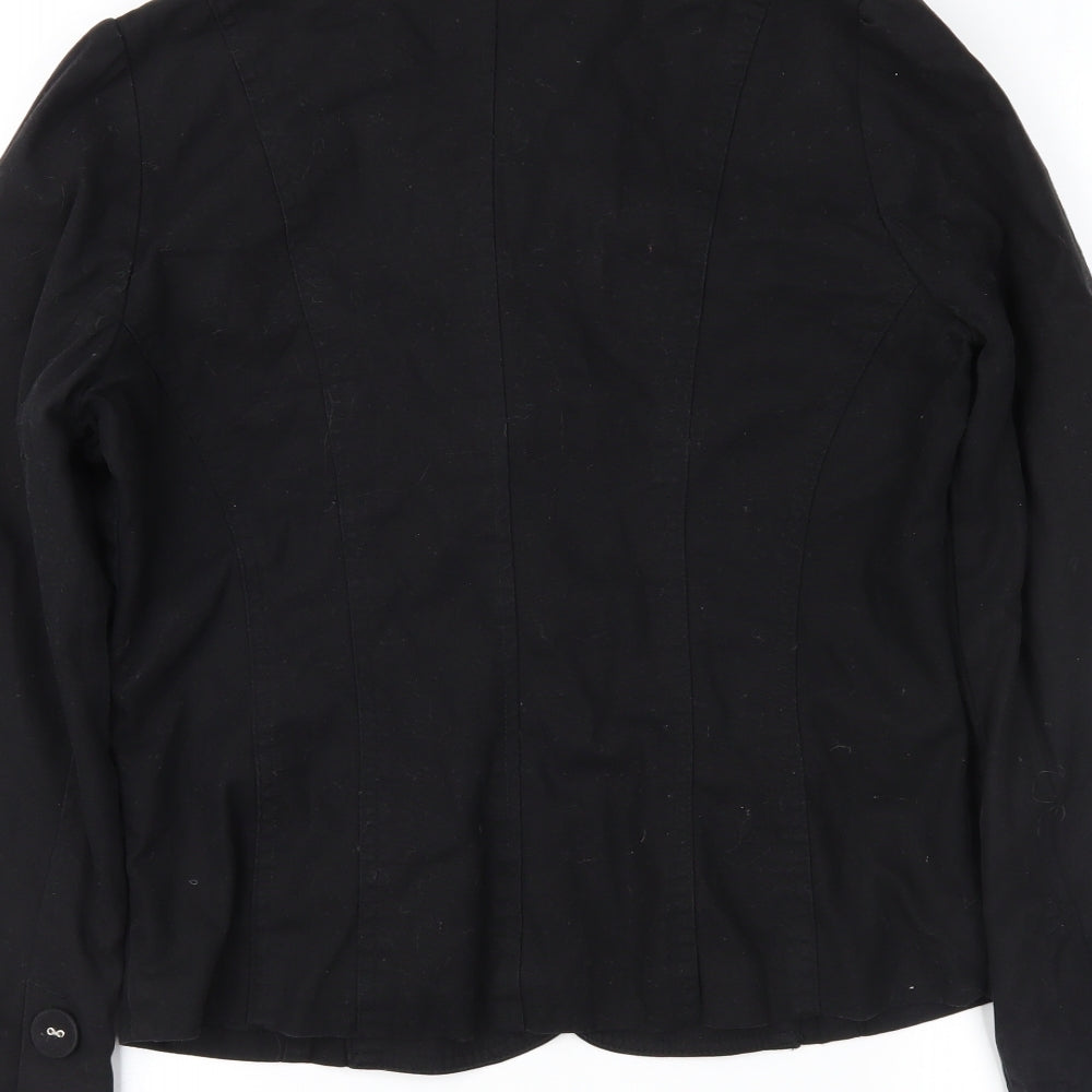 Cherokee Womens Black Jacket Coat Size 12