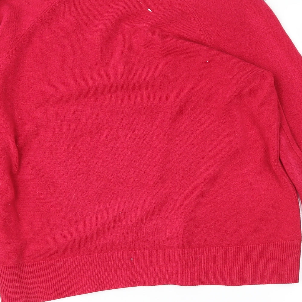 M&S Womens Pink Tunic Jumper Size 14