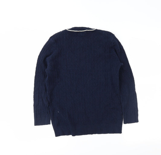 cc Womens Blue Pullover Jumper Size M