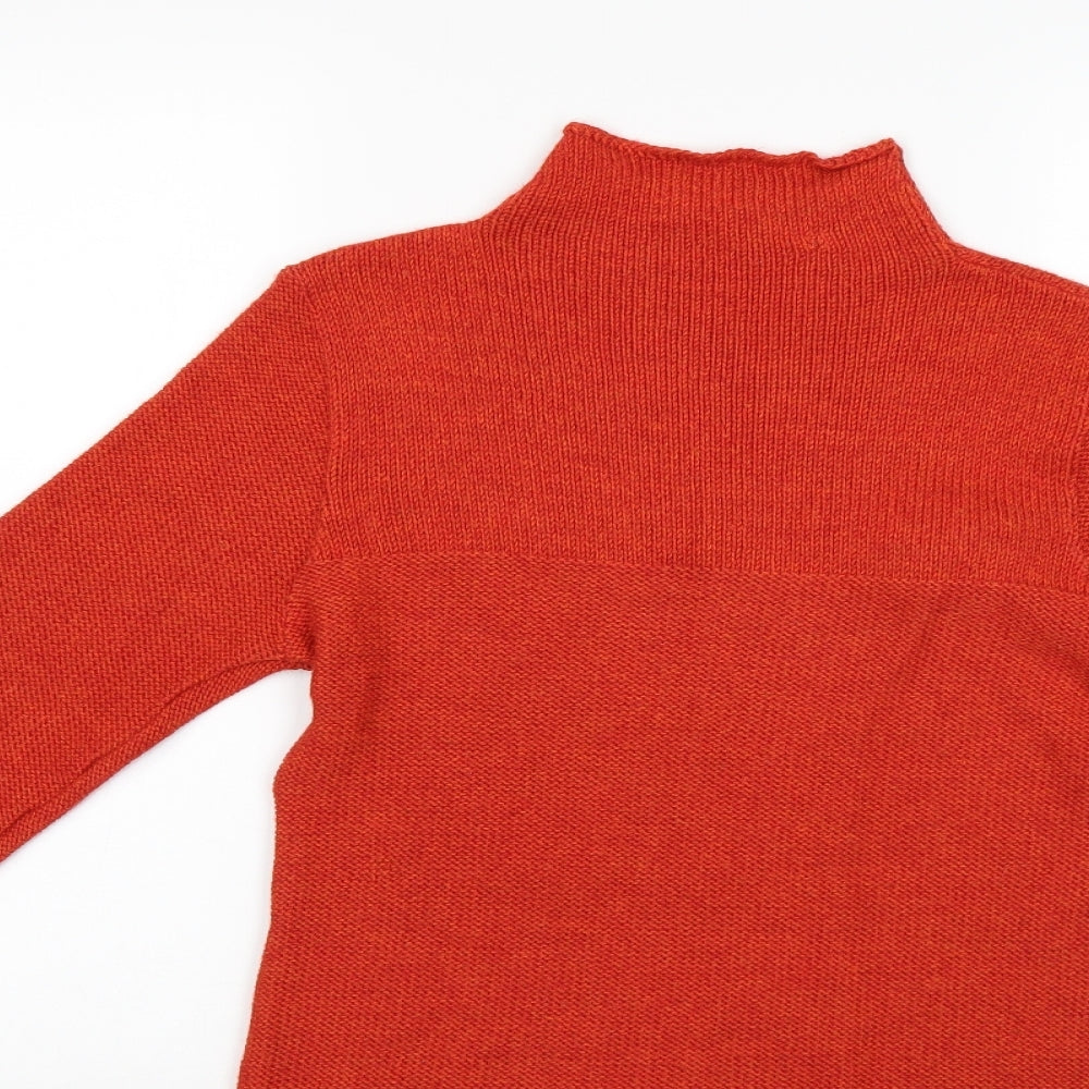 Preworn Womens Orange Pullover Jumper
