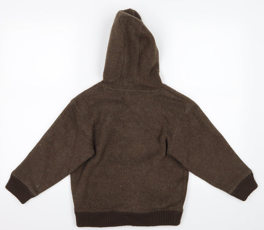 NEXT Boys Brown Pullover Hoodie Size 9 Years - Vintage Brand