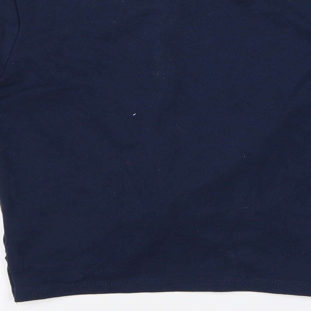 Brand and care label for H&M girls’ black jumper, size 9-10, years