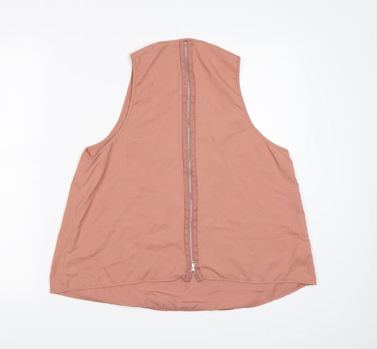 Fury Womens Pink Basic Tank Size 10