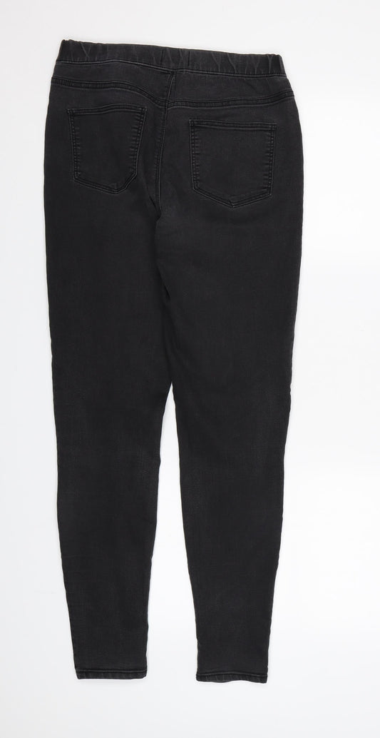 Papaya Womens Black Denim Jegging Jeans Size 8 L28 in