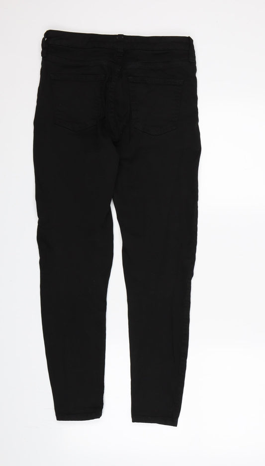 F&F Womens Black Denim Skinny Jeans Size 10 L26 in