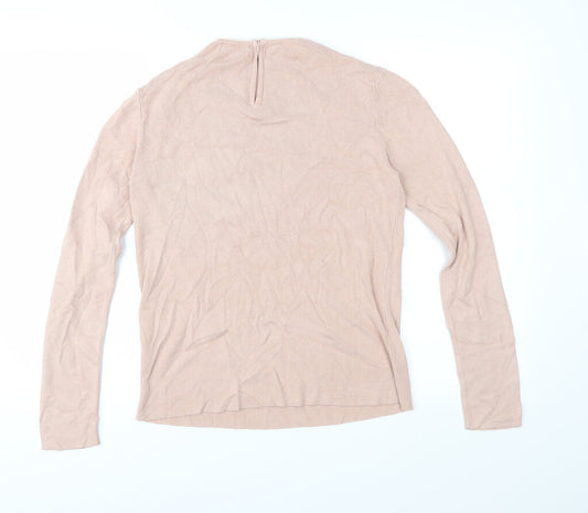 Warehouse Womens Pink Knit Pullover Jumper Size 12