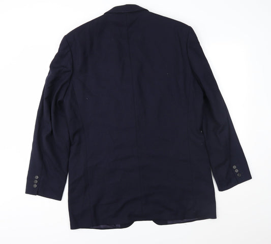 Preworn Mens Blue Jacket Suit Jacket Size 40