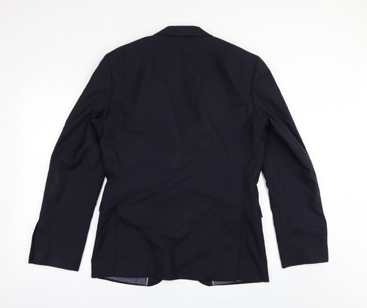 Marks and Spencer Mens Blue Jacket Suit Jacket Size 38