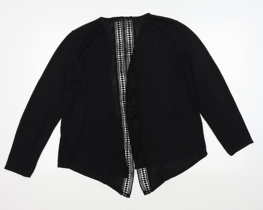 Asda George Womens Black Cardigan Jumper Size 14