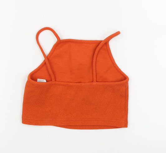 New Look Womens Orange Camisole Tank Size 10