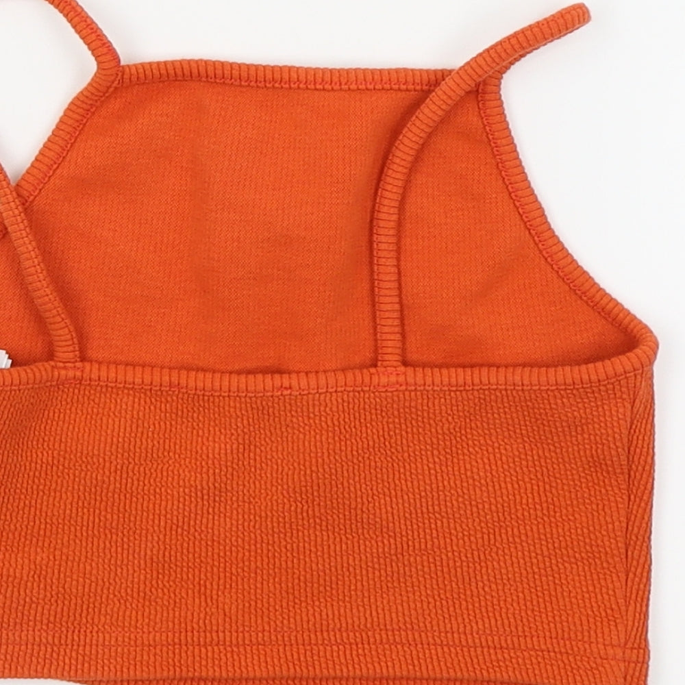 New Look Womens Orange Camisole Tank Size 10
