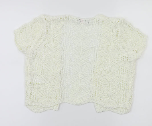 per una Womens Ivory Cardigan Jumper Size 10