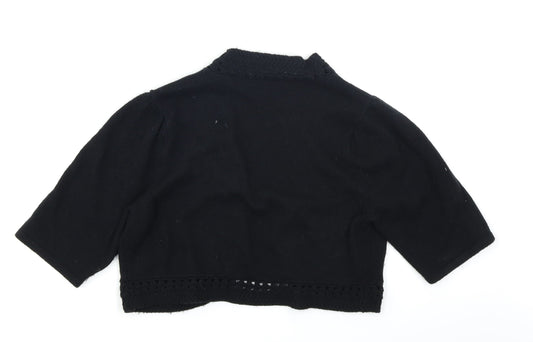 Linea Womens Black Shrug Jumper Size M