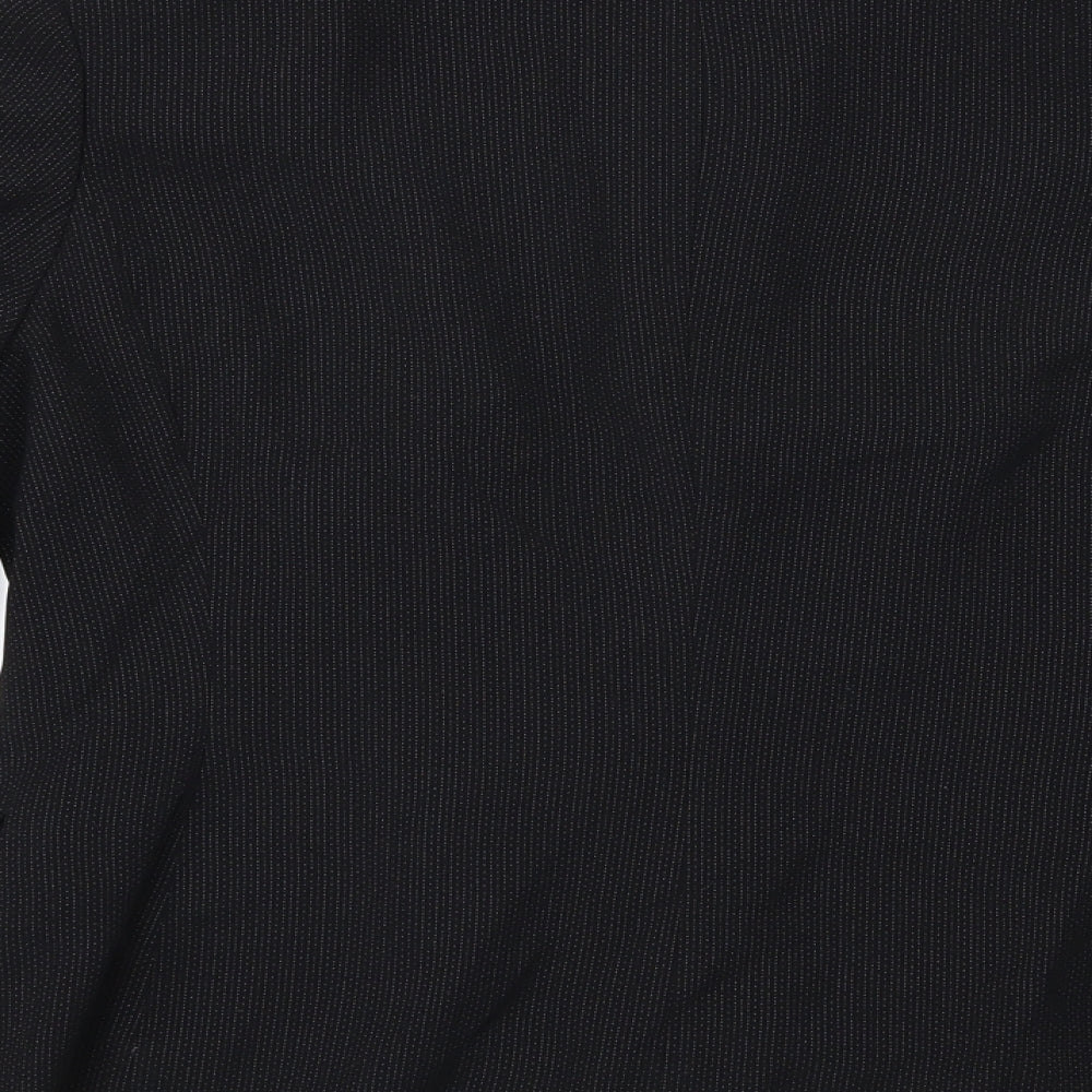 Brand and care label for Next women’s black jacket blazer, size UK 12