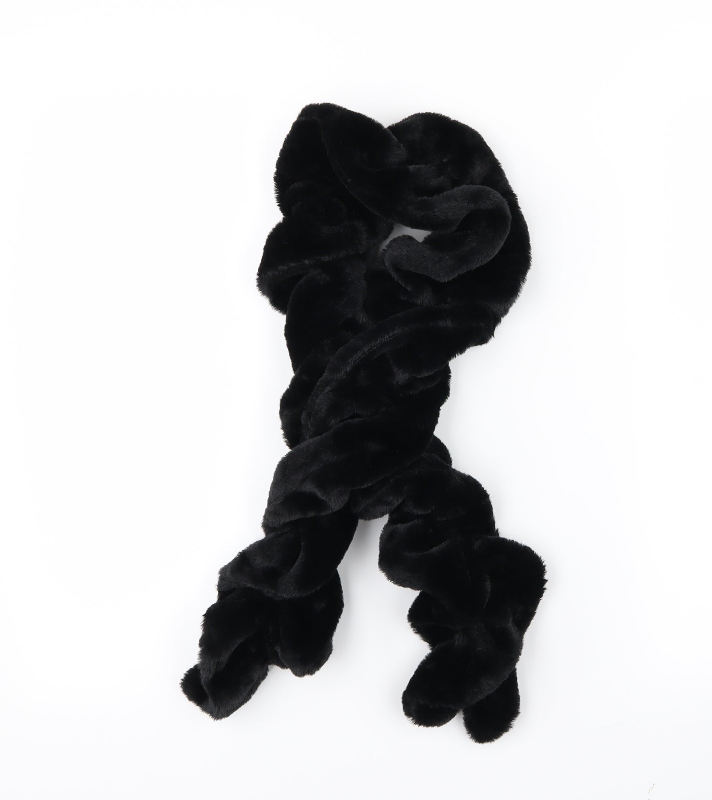 Preworn Womens Black Scarf