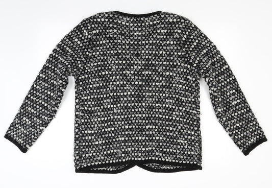 Casamere Womens Grey Knit Cardigan Jumper Size M