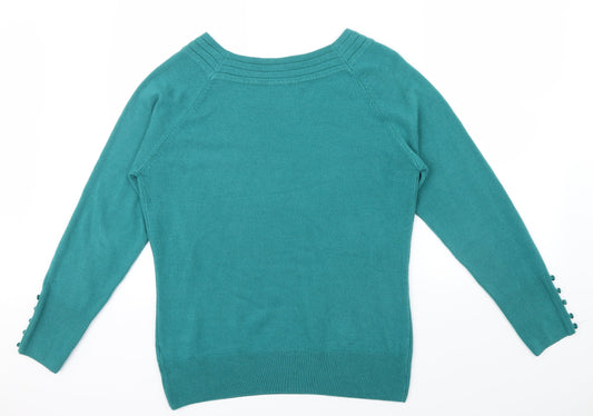 M&S Womens Clear Pullover Jumper Size 16