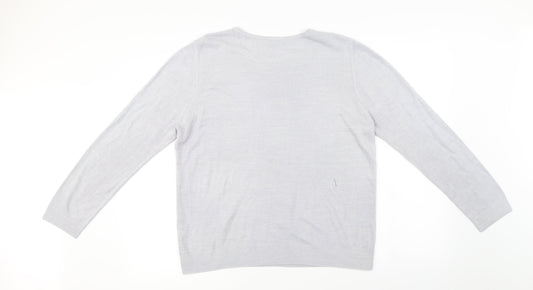 BHS Womens Grey Pullover Jumper Size 16