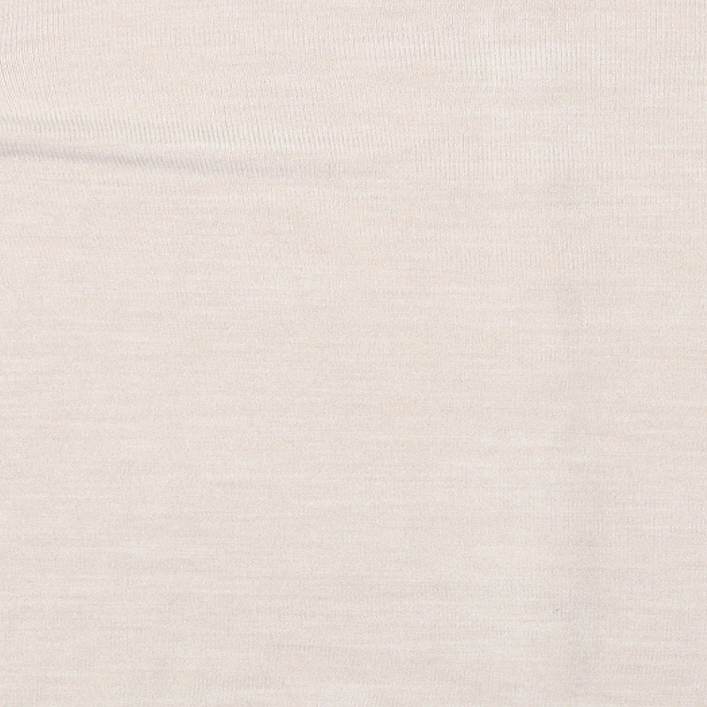 Brand and care label for BHS women’s beige cardigan jumper, size UK 16