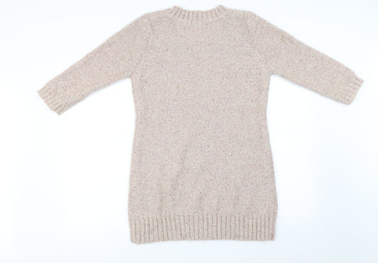 M&Co Womens Pink Pullover Jumper Size M