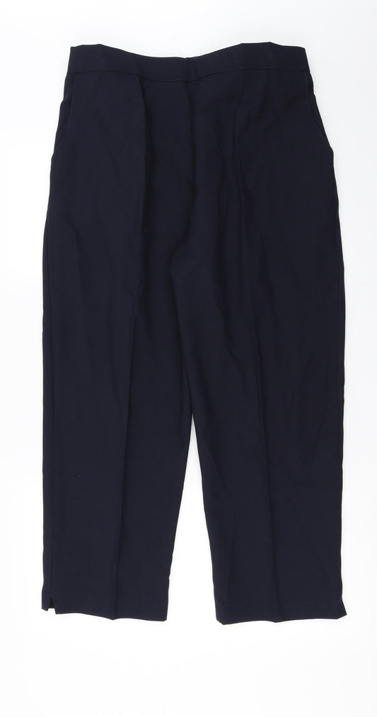 Preworn Womens Blue Trousers Size 32 in L24 in