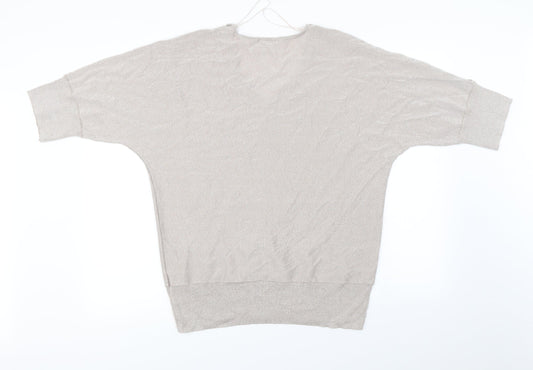 Wallis Womens Grey Pullover Jumper Size L