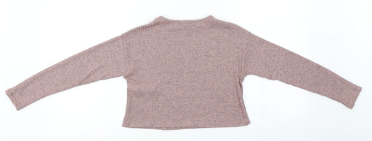 New Look Girls Pink Basic T-Shirt Size 9 Years