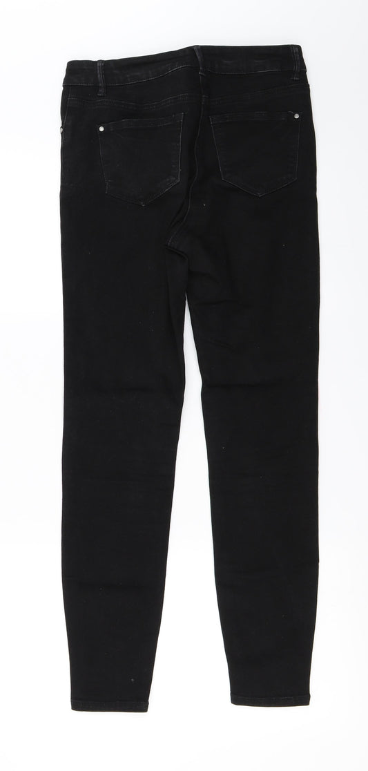 denim Womens Black Skinny Jeans Size 10 L26 in