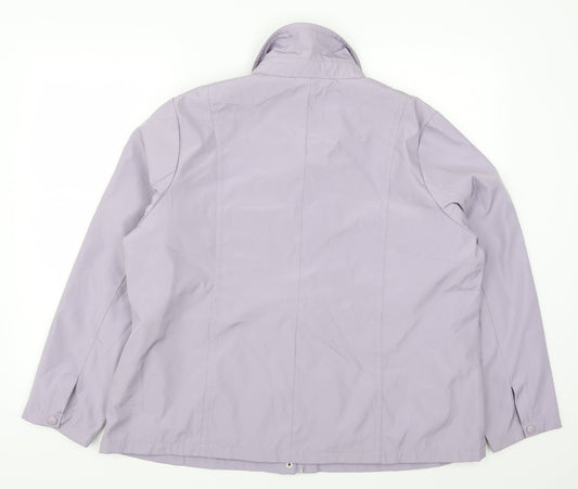 Bonmarché Womens Purple Jacket Coat Size L