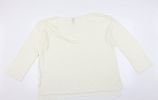 Divided by H&M Womens Ivory Pullover Jumper Size L