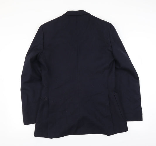 C&A Mens Blue Jacket Suit Jacket Size 38
