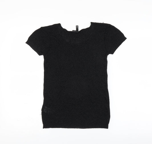 Divided by H&M Womens Black Pullover Jumper Size 8